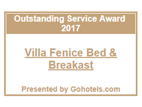 outstanding service award gohotels villa fenice vieste